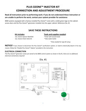 HydroQuip PLUS OZONE Injector Kit Connection And Adjustment Procedure