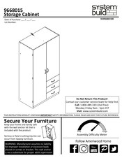 System Build 9668015 Instruction Booklet
