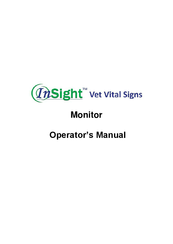 INSIGHT Vet Vital Signs Operator's Manual