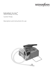 Weinmann MANUVAC Description And Instructions For Use