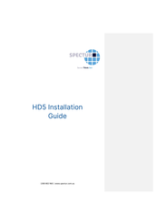 Spectur HD5 Installation Manual