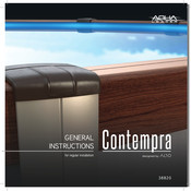 Aqua Leader Contempra Round General Instructions Manual