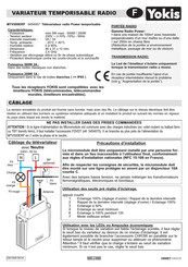 urmet domus Yokis MTV500ERP Manual