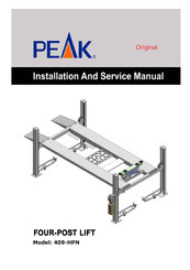 Peak 409-HPN Installation And Service Manual