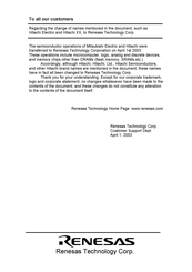 Renesas H8/300 Series Programming Manual