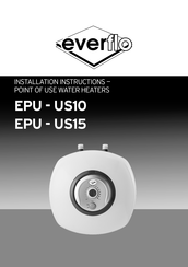 Everflo EPU-US15 Installation Instructions Manual