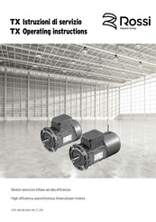 Rossi TX11 HB2F Operating Instructions Manual