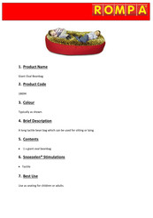 Rompa Bean Bag 18694 Manual
