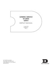 Daktronics VF-20 Series Display Manual