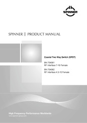 Spinner II BN 754082 Product Manual