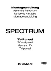 Hülsta SPECTRUM TV Wall Panel Assembly Instruction Manual