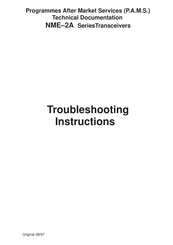 Nokia NME-2A Series Troubleshooting Instructions