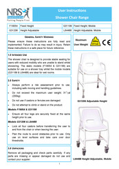 Nrs Healthcare Shower Chair Series User Instructions