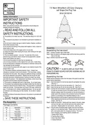 Home Accents Holiday 1001302140 Instructions