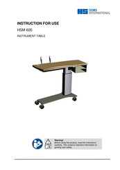 HS SL LARGE Instructions For Use Manual
