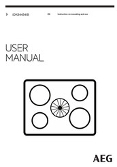 AEG IDK84454IB Instruction On Mounting And Use Manual