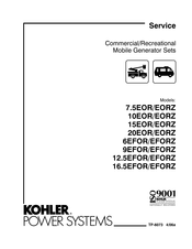 Kohler 9EFORZ Service