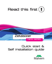 Malvern Zetasizer Nano Quick Start & Self Installation Manual