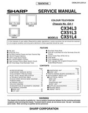 Sharp CX34L3 Service Manual