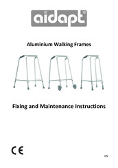 aidapt VP127 Fixing And Maintenance Instructions