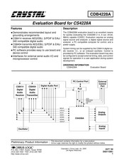 Cirrus Logic Crystal CDB4228A Manual