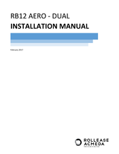 Rollease Acmeda RB12 AERO-DUAL Installation Manual