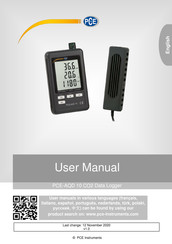 PCE Instruments PCE-AQD 10 User Manual