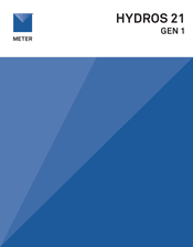 METER HYDROS 21 GEN 1 Manual