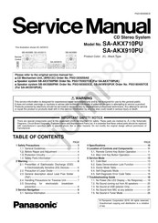 Panasonic SA-AKX710PU Service Manual