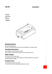 Salvis Smartline BI373215 Operating Instructions Manual