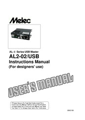 Melec AL2-02/USB Instruction Manual