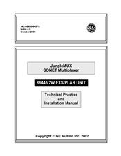 GE JungleMUX 86445-32 Technical Practice And Installation Manual