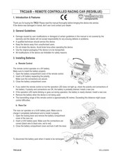 Velleman TRC2A Quick Start Manual