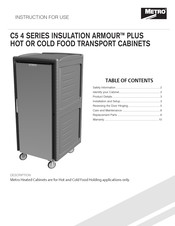 Metro DataVac 4 Series Instructions For Use Manual