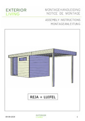 Exterior Living REJA + LUIFEL Assembly Instructions Manual