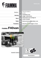Fiamma F40van Installation And Usage Instructions
