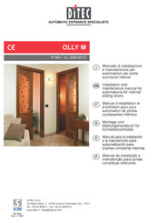 DITEC OLLY M Installation And Maintenance Manual