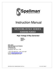 Spellman MONOBLOCK Series Instruction Manual