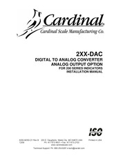 Cardinal 205-DAC Installation Manual