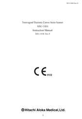 Hitachi Aloka Medical ASU-1003 Instruction Manual