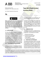 ABB MG-6 Instruction Leaflet