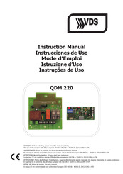vds QDM 220 Instruction Manual