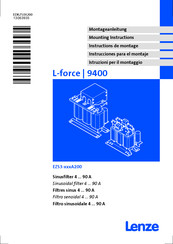 Lenze EZS3-032A200 Mounting Instructions
