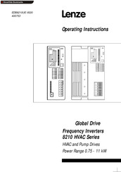 Lenze 8210 HVAC Series Operating Instructions Manual