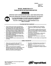 Ingersoll-Rand 3840M/VSM-6171 Manual