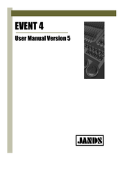 Jands Event 4 User Manual