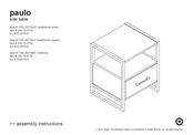 Target Paulo TGELSDTBBR Assembly Instructions Manual