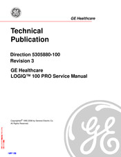 GE LOGIQ 100 PRO Technical Publication