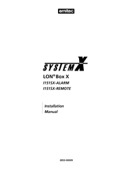 ERNITEC LON Box I151SX Installation Manual