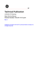 GE LOGIQ C9 Series Technical Publication